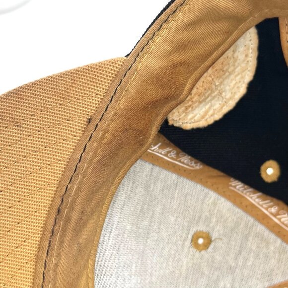 Vintage Mitchell & Ness New Orleans Saints Fitted Cap 7 3/4 Black 25th Ann 1991 - Picture 13 of 16